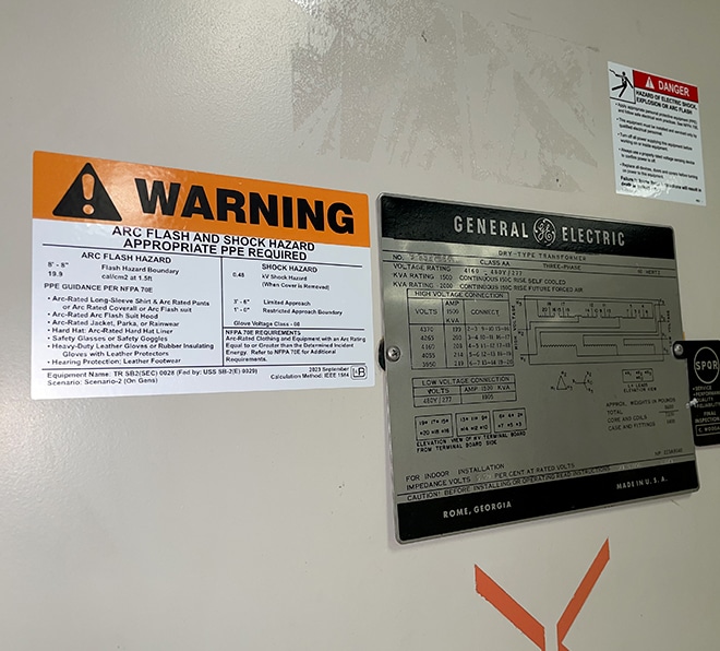 lee browne arc flash graphic